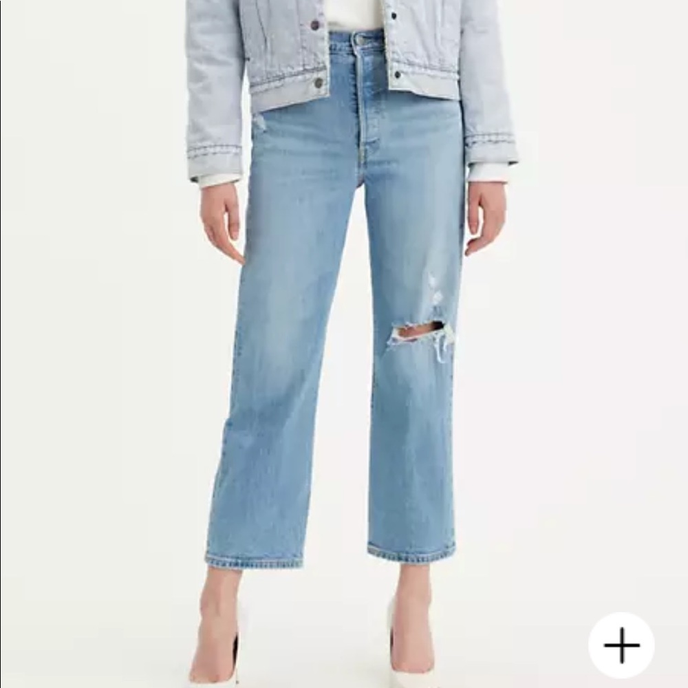 Levi rib cage straight ankle women’s jeans